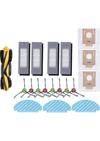 Yedek Parçalar Rulo Fırça Yan Fırça Filtresi T8 T8MAX N8 Pro Robot Süpürge Aksesuarları,запасные Части Пылесоса (Yurt Dışından)