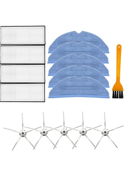 S7 / T7S Plus Elektrikli Süpürge Yedek Parça Aksesuarları Için Yedek Paspas Bezi Yan Fırça Hepa Filtre,запасные Части Пылесоса (Yurt Dışından)