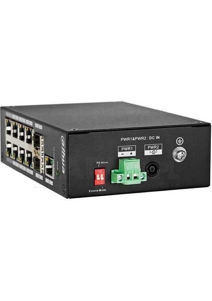 8port Full Poe PFS3211-8GT-120-V2 Gıgabıt Yönetilemez Endüstriyel Switch