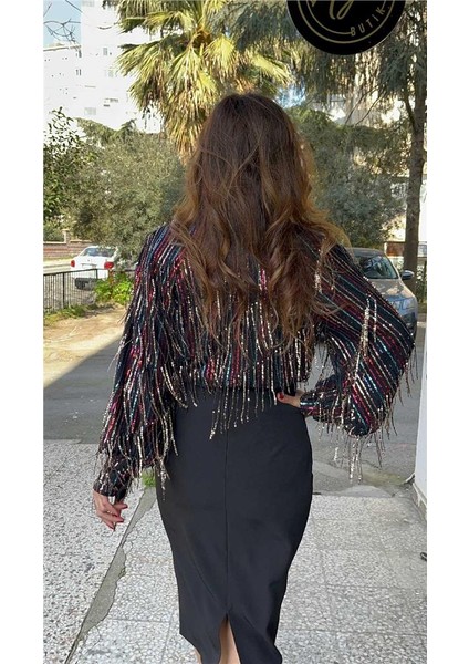 Saçak Payetli Body Suit indirimleri