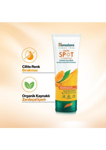 Since 1930 Dark Spot Clearing Leke Karşıtı Zerdeçal Özlü Yüz Temizleyici 100 ml