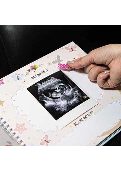 Hamilelik ve Anne Bebek Günlüğü Mavi - Anı Defteri modelleri