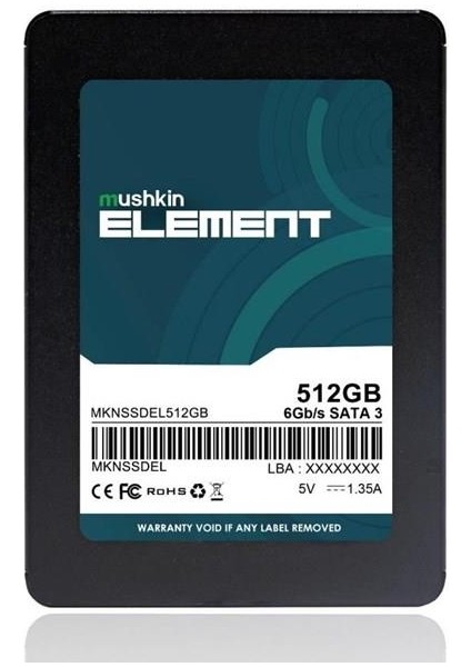Mushkın 500GB Element MKNSSDEL512GB 500- 450MB/S SSD Sata-3 Disk