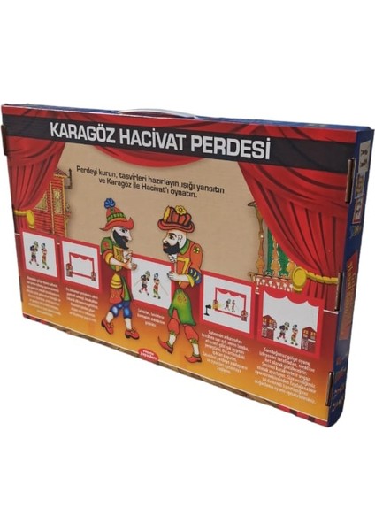 Karagöz Hacivat Sahnesi / Hacivat Karagöz Shadow Theatre (Kutulu) Gölge Oyunu