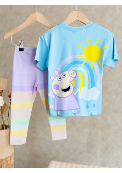 Yigit Butik Peppa Baskılı Kız Çocuk Takım fiyatları