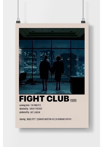 Poster City Fight Club Dizi-Film Posteri - Çerçevesiz Parlak Fotoğraf Kağıdı