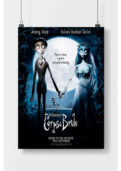 Poster City Corpse Bride Dizi-Film Posteri - Çerçevesiz Parlak Fotoğraf Kağıdı