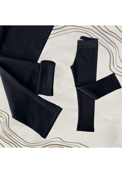 2 Iplik Şardonlu Kompakt Kumaş Tayt