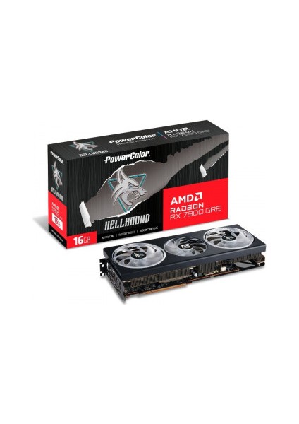 Powercolor Hellhound RX7900GRE 16G-L/OC 16GB Gddr6 256BIT