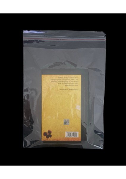 100 Adet 25*35 cm Bantlı Yapışkanlı Şeffaf OPP Jelatin Poşet ( 25*30+5 Cm)
