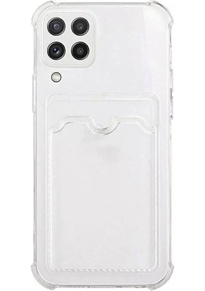 Samsung Galaxy M33 Kılıf Sfy Kamera Korumalı Kartlıklı Silikon