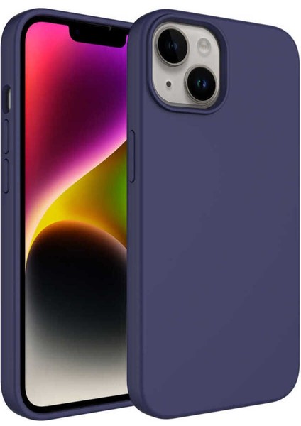 Apple iPhone 14 Plus Kılıf Liquid Silinebilir Leke Tutmaz Kivi Lansman Silikon