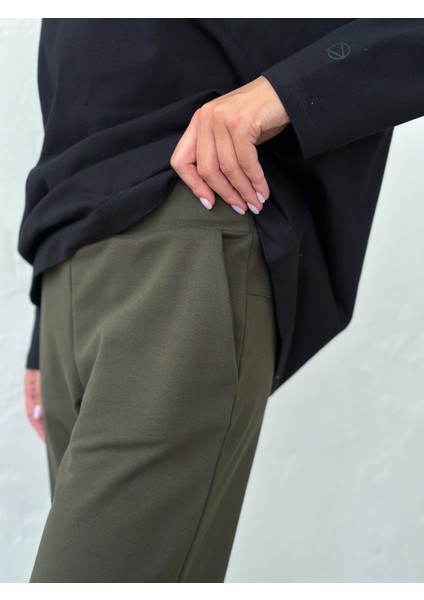 Kadın Kumaş Örme Pantolon modelleri