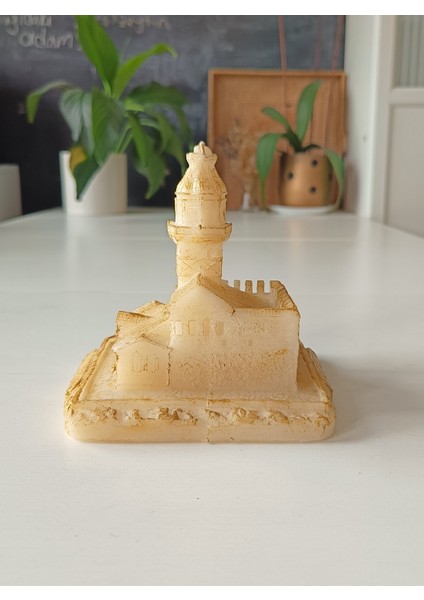 Kız Kulesi Mum Krem Rengi modelleri