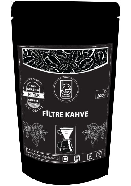 Bilgetürk Filtre Kahve 200 gr fiyatları