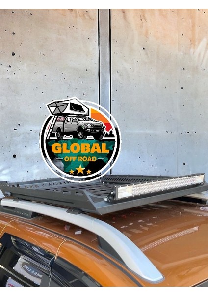 Global Offroad Tüm Araçlar Ile Uyumlu Tavan Sepeti (100X120)