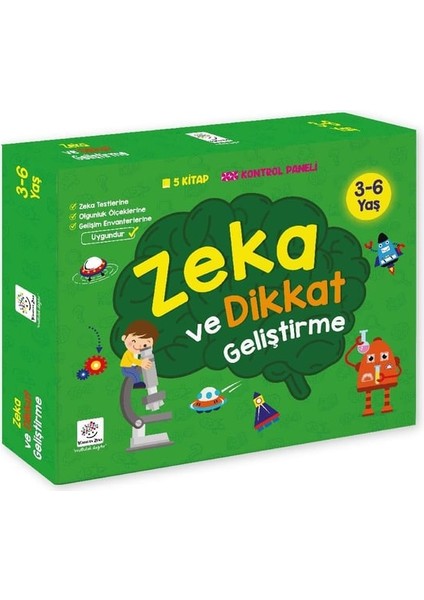 Yükselen Zeka 3-6 Yaş Zeka ve Dikkat Geliştirme Seti