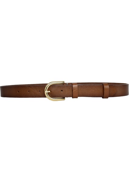 Deri, Gold Tokalı 3 cm Kahverengi Kadın Kemeri; Elbise, Pantolon Kemeri=3cm-Kdn-22 fırsatları