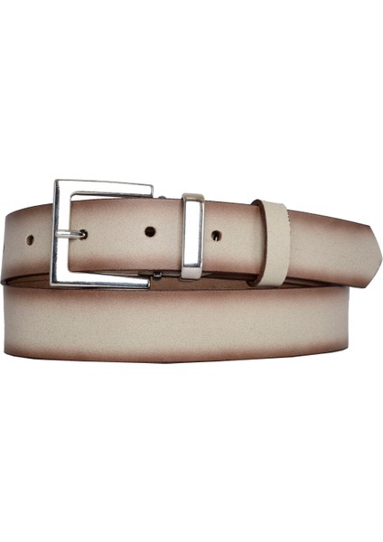 Deri, Gümüş Takım Tokalı 3 cm Vizon Kadın Kemeri; Elbise, Pantolon Kemeri fırsatları