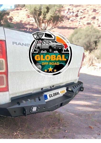 Ford Ranger Arka Çelik Tampon (Led'li)