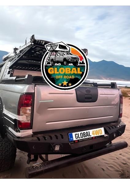 Ford Ranger Arka Çelik Tampon (Led'li)