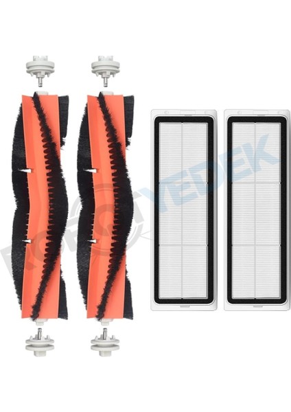 Xiaomi X10 Plus X20 Plus Yedek Ana Fırça ve Hepa Filtre-4 Parça