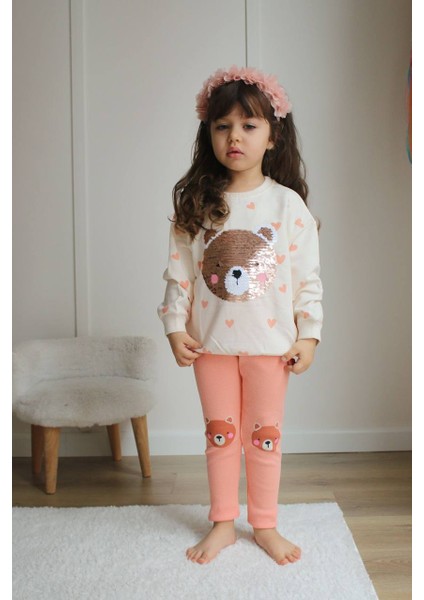 Kız Çocuk Ayıcıklı Taytlı Takım fiyatları