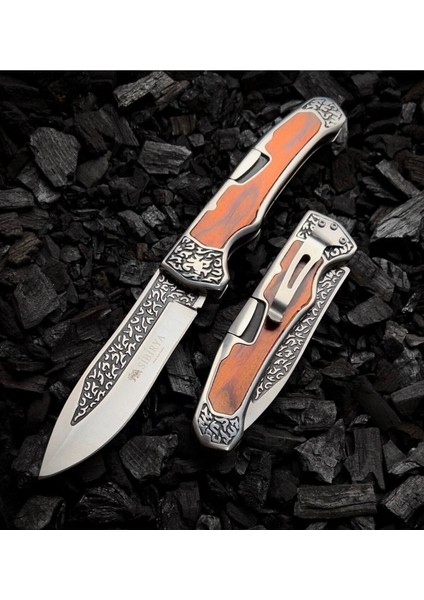 Kaliteli Model Columbia 21 cm Işlemeli Avcı Çakı 21 cm