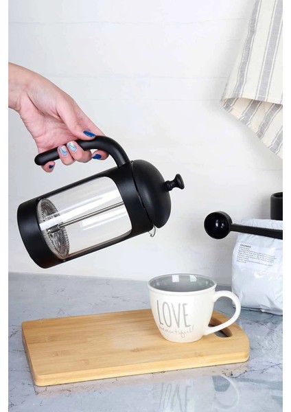 French Press 600 ml Siyah