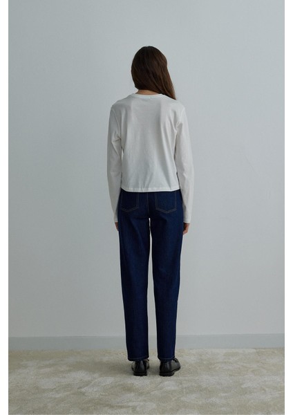 Ekru Forever Uzun Kollu Tişört modelleri