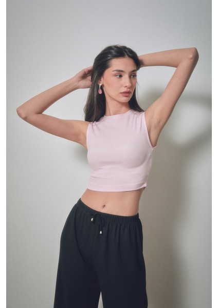 Bürümcük Kumaş Crop Body