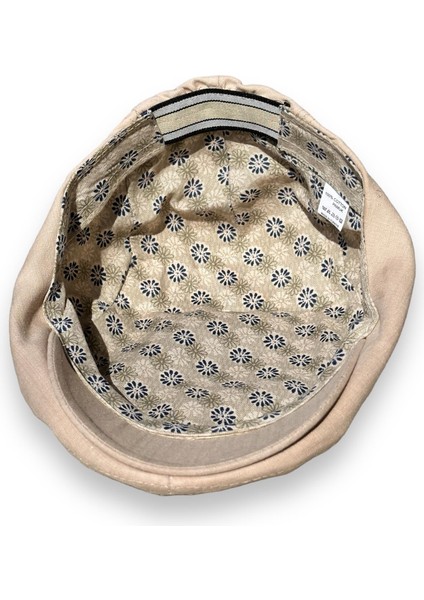 Yazlık Keten Ingiliz London Ördek Erkek Kasket Şapka CP238