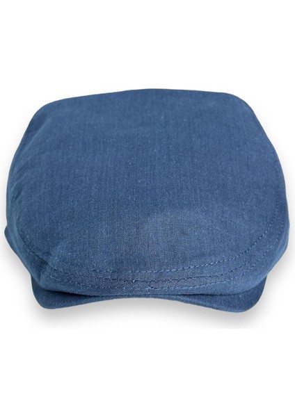 Yazlık Keten Ingiliz London Ördek Erkek Kasket Şapka CP238