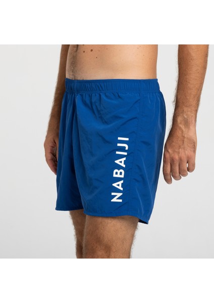 Nabaiji Erkek Havuz Şortu - Mavi - Basic 100 fiyatları