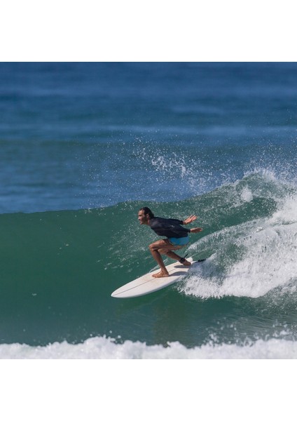 Olaian Erkek Slim Fit Uzun Kollu UV Korumalı Tişört - Siyah - 900 fiyatları