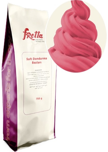 Soft Çilek Dondurma 750 gr