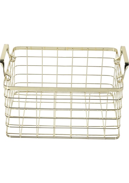 Metal Depolama Sepeti Şık Iskandinav El Yapımı Demir Net Masa Rafları Sepet Banyo Giysileri Kozmetik Depolama Sepeti-Altın,организаторы Hmoe (Yurt Dışından) fırsatları