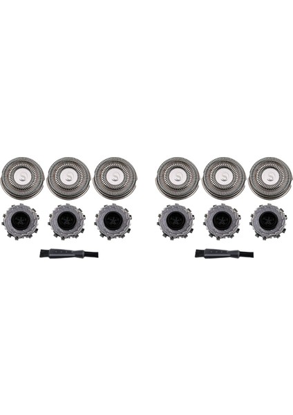 2x Xiaomi Mijia S500C S500 S300 Elektrikli Tıraş Makinesi Kafası Tıraş Makinesi Net + Fırça MJTXD01SKS Kesici Kafa Aksesuarlarını Değiştirin (Yurt Dışından)
