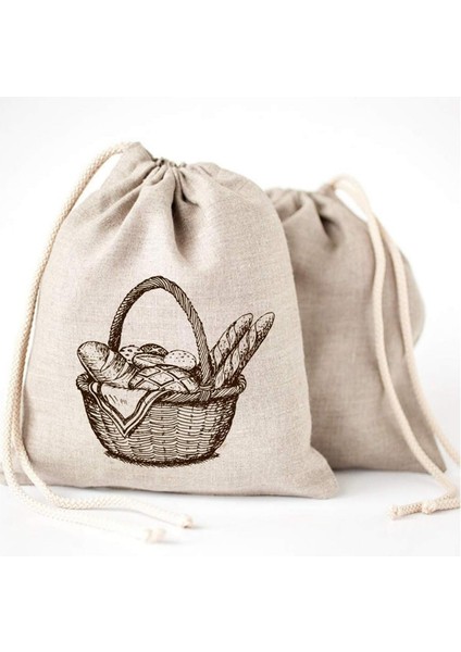 Keten Ekmek Torbaları - 2 Paket Sanat Tasarım Doğal Ağartılmamış Keten Ev Yapımı Artisan Ekmek Için Yeniden Kullanılabilir Gıda Güvenli Depolama,организаторы Hmoe (Yurt Dışından) fiyatları