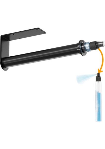 Sprey Şişeli Kağıt Havluluk, Mutfak ve Banyo Için Duvara Monte Kağıt Havlu Rulosu (Siyah),организаторы Hmoe (Yurt Dışından)