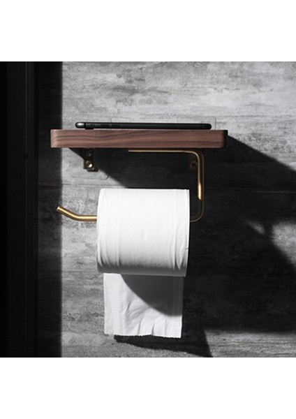 Tutucu Banyo Rafı Doku Asma Raf Duvara Monte Rulo Doku Tutucu Kahverengi Renk Kısa,организаторы Hmoe (Yurt Dışından)