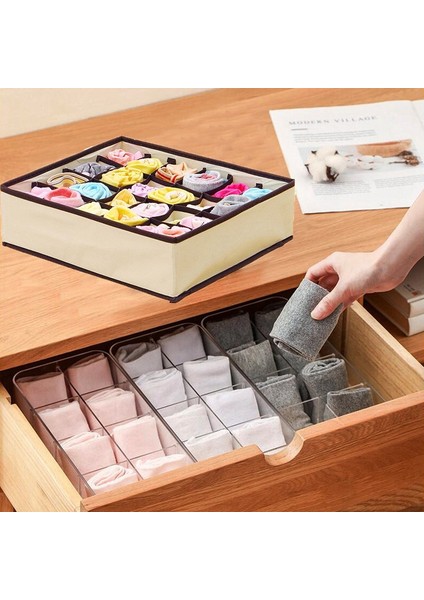 4 Takım Iç Çamaşırı Organizatör Çekmece Içi Bölme Aparatı Kıyafet Dolabı Dolap Organizatörleri Çorap Saklama Kutusu Gri,организаторы Hmoe (Yurt Dışından) modelleri