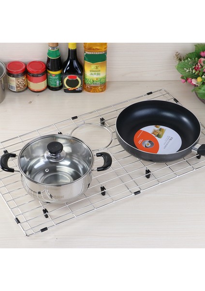 Mutfak Lavabo Izgarası Lavabo Alt Izgarası, Paslanmaz Çelik Lavabo Izgarası ve Arkalı Mutfak Lavabo Için Lavabo Koruyucuları,организаторы Hmoe (Yurt Dışından) indirimleri