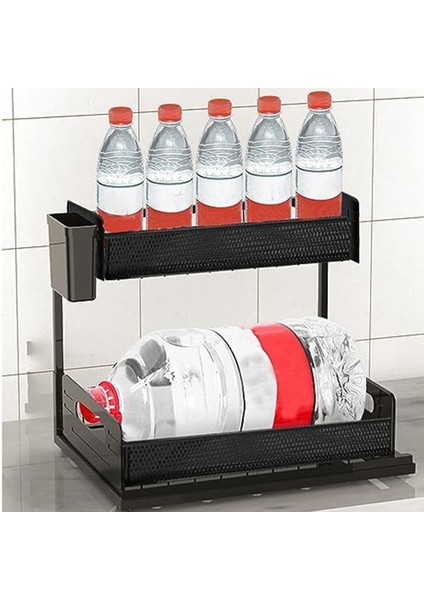 Organizatörler, Banyo Organizatörleri Dolap Altı Depolama, Çekmece Kancalı Bardaklarla 2 Katlı Sayaç Depolama,организаторы Hmoe (Yurt Dışından) fiyatları