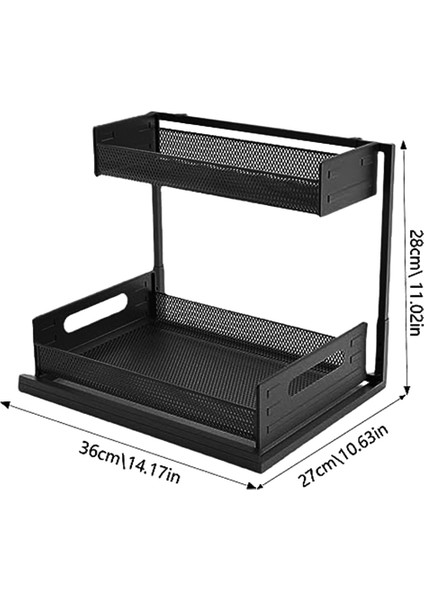 Organizatörler, Banyo Organizatörleri Dolap Altı Depolama, Çekmece Kancalı Bardaklarla 2 Katlı Sayaç Depolama,организаторы Hmoe (Yurt Dışından) modelleri