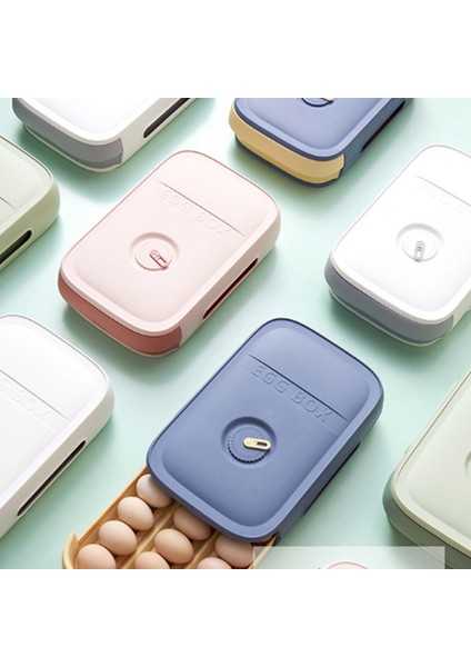 Çekmeceli Tip Yumurta Saklama Kutusu Buzdolabı-Saklama Kutusu Dumpling Kutusu Yumurtalık Üst Üste Bindirilebilen Rulo Yumurta Kutusu(Mavi),организаторы Hmoe (Yurt Dışından) fiyatları