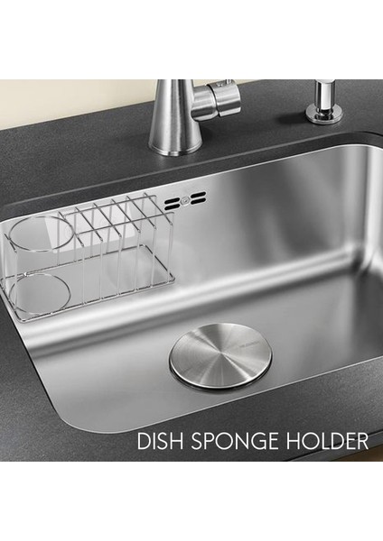 Yapışkanlı Mutfak Lavabo Sünger Tutucu, Lavabo Raf Düzenleyici Üzerinde Sağlam,организаторы Hmoe (Yurt Dışından)