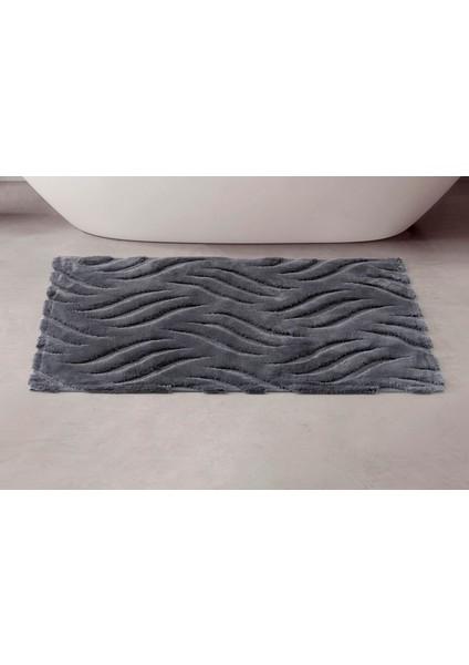 Pamuklu Paspas Skay Koyu Gri 60 x 100 cm