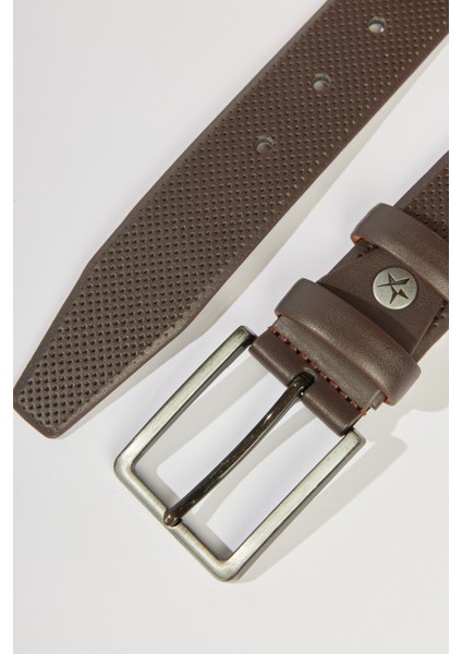 ALTINYILDIZ CLASSICS Erkek Kahverengi Desenli Klasik Kemer fiyatları