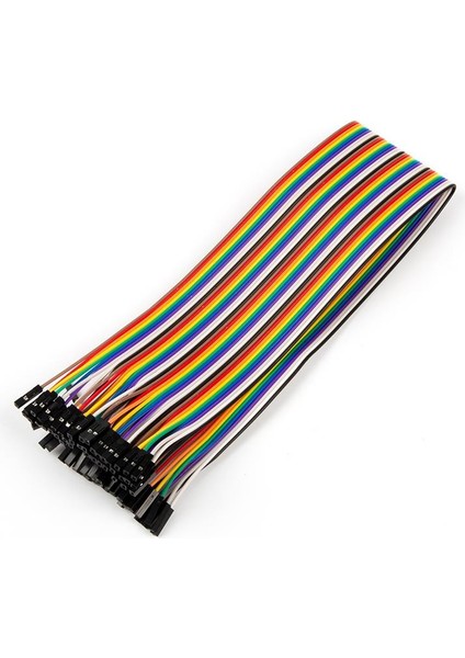 20 Pin 40cm Dişi - Dişi Breadboard Kablosu